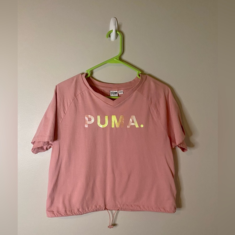 PUMA drawstring tee